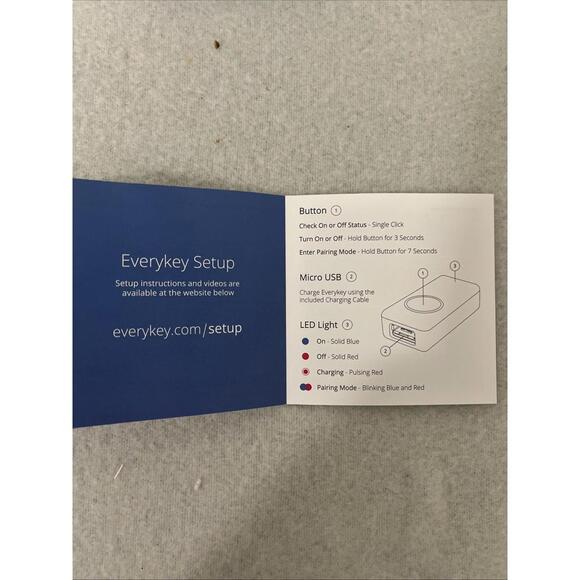 Everykey Security Key - Black Password Protection Security - Picture 6 of 6